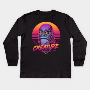 Retro Creature Kids Long Sleeve T-Shirt